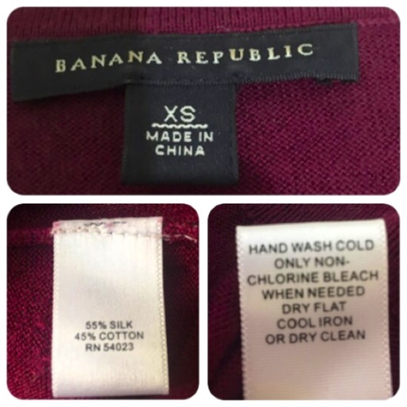 Banana Republic silk  short sleeve sweater xsmall - Picture 3 of 3